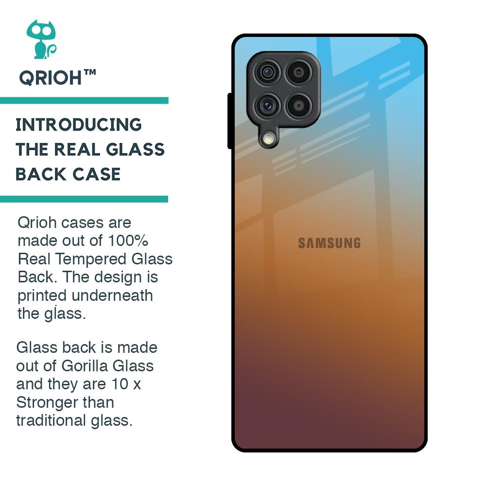 Rich Brown Glass Case for Samsung Galaxy F62