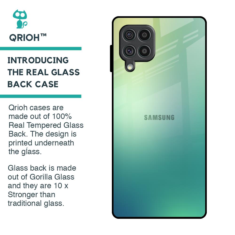 Dusty Green Glass Case for Samsung Galaxy F62