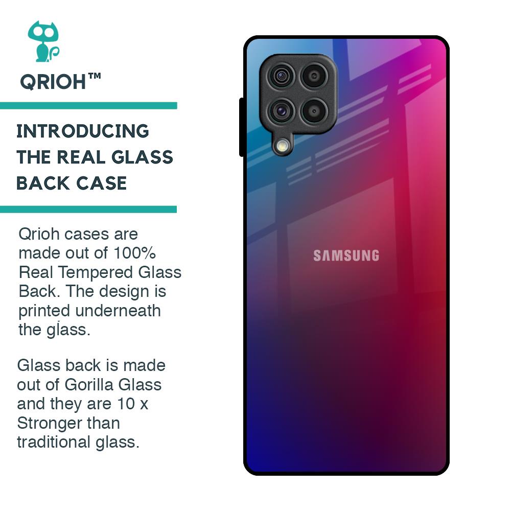 Magical Color Shade Glass Case for Samsung Galaxy F62