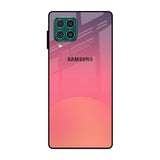 Sunset Orange Samsung Galaxy F62 Glass Cases & Covers Online