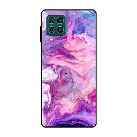Cosmic Galaxy Samsung Galaxy F62 Glass Cases & Covers Online