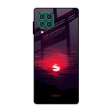 Morning Red Sky Samsung Galaxy F62 Glass Cases & Covers Online