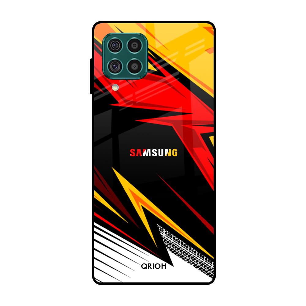 Race Jersey Pattern Samsung Galaxy F62 Glass Cases & Covers Online