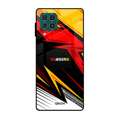 Race Jersey Pattern Samsung Galaxy F62 Glass Cases & Covers Online