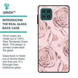 Shimmer Roses Glass case for Samsung Galaxy F62