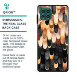 Bronze Abstract Glass Case for Samsung Galaxy F62