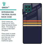Tricolor Stripes Glass Case For Samsung Galaxy F62