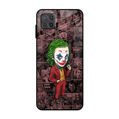 Joker Cartoon Samsung Galaxy A12 Glass Back Cover Online