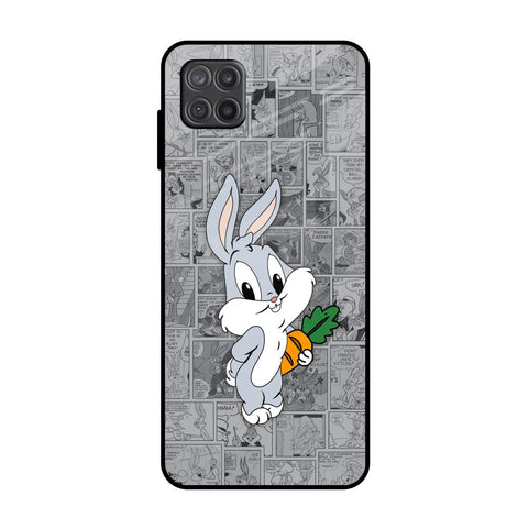 Cute Baby Bunny Samsung Galaxy A12 Glass Back Cover Online