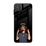 Punjabi Singer Poster Samsung Galaxy A12 Glass Back Cover Online