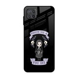 Touch Me & You Die Samsung Galaxy A12 Glass Back Cover Online