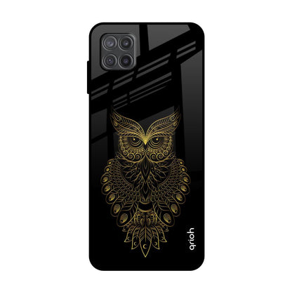 Golden Owl Samsung Galaxy A12 Glass Back Cover Online