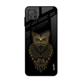 Golden Owl Samsung Galaxy A12 Glass Back Cover Online
