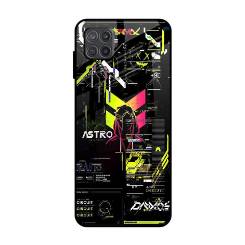 Astro Glitch Samsung Galaxy A12 Glass Back Cover Online
