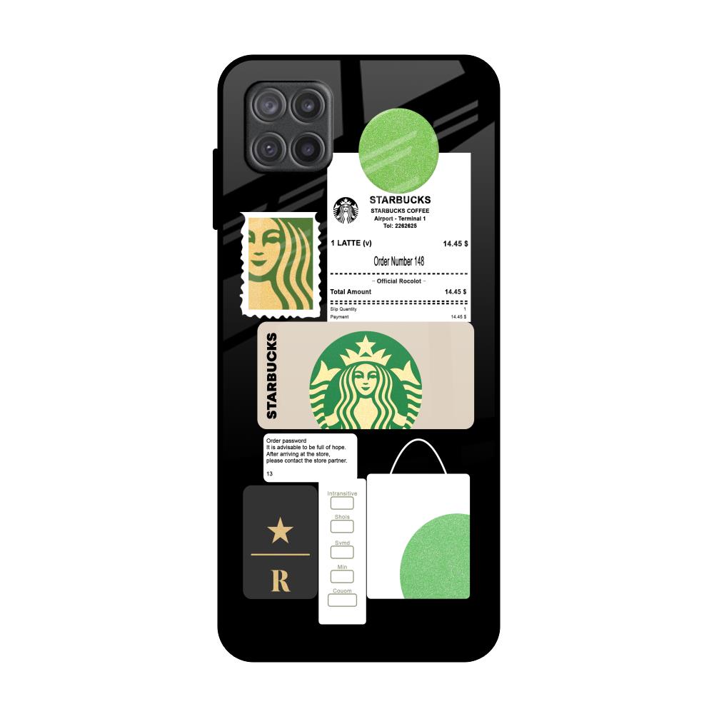Coffee Latte Samsung Galaxy A12 Glass Back Cover Online