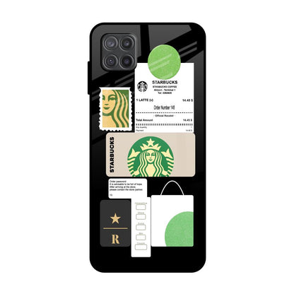 Coffee Latte Samsung Galaxy A12 Glass Back Cover Online