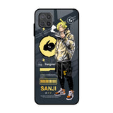 Cool Sanji Samsung Galaxy A12 Glass Back Cover Online