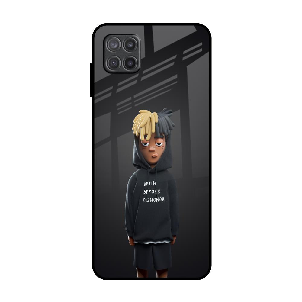 Dishonor Samsung Galaxy A12 Glass Back Cover Online