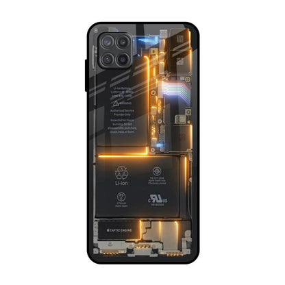 Glow Up Skeleton Samsung Galaxy A12 Glass Back Cover Online