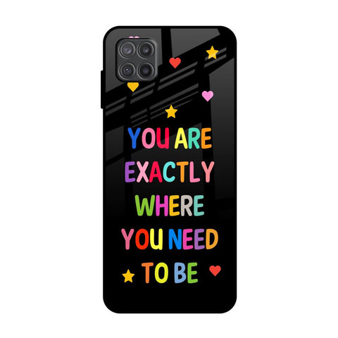 Magical Words Samsung Galaxy A12 Glass Back Cover Online