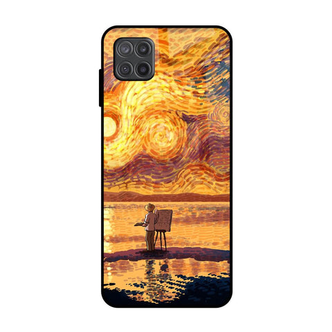 Sunset Vincent Samsung Galaxy A12 Glass Back Cover Online