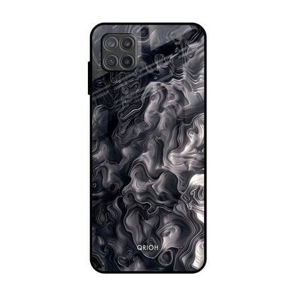Cryptic Smoke Samsung Galaxy A12 Glass Back Cover Online