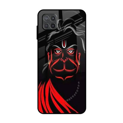 Lord Hanuman Samsung Galaxy A12 Glass Back Cover Online