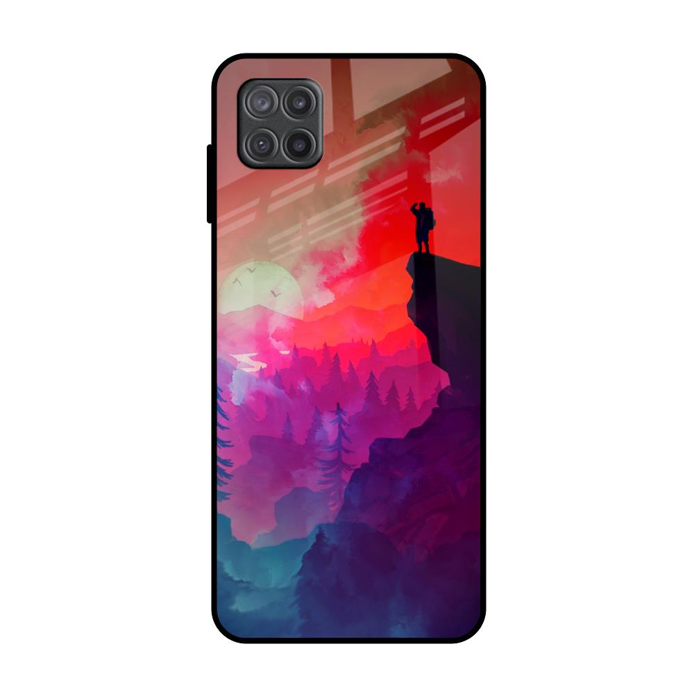 Dream So High Samsung Galaxy A12 Glass Back Cover Online