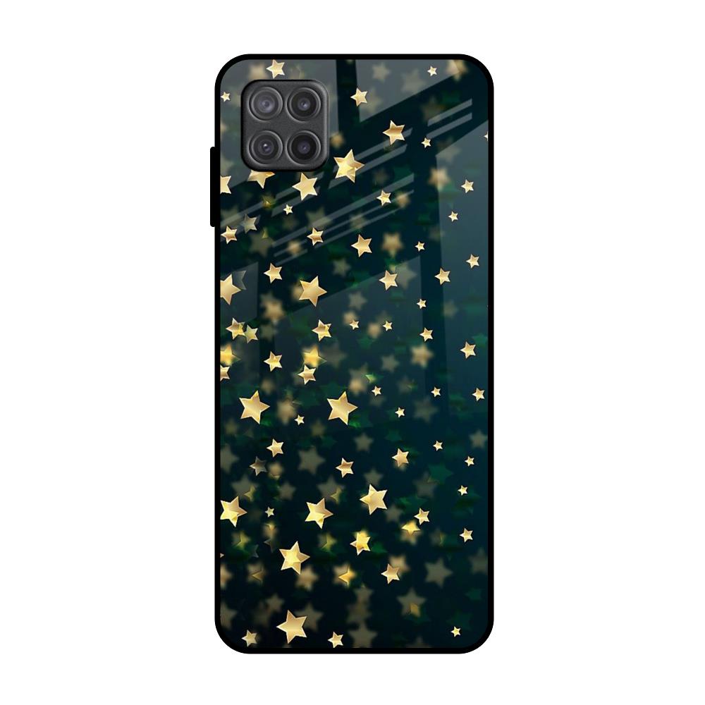 Dazzling Stars Samsung Galaxy A12 Glass Back Cover Online