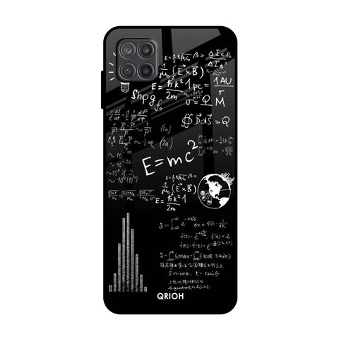 Funny Math Samsung Galaxy A12 Glass Back Cover Online