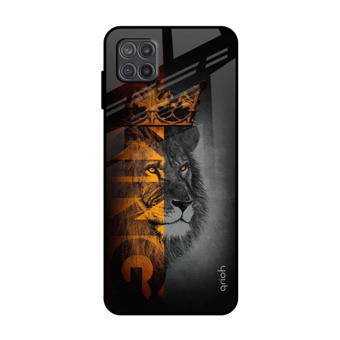 King Of Forest Samsung Galaxy A12 Glass Back Cover Online