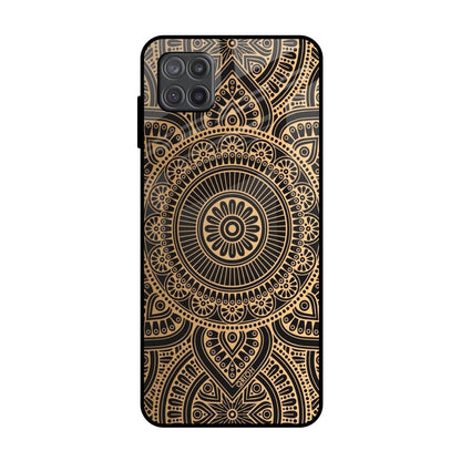 Luxury Mandala Samsung Galaxy A12 Glass Back Cover Online