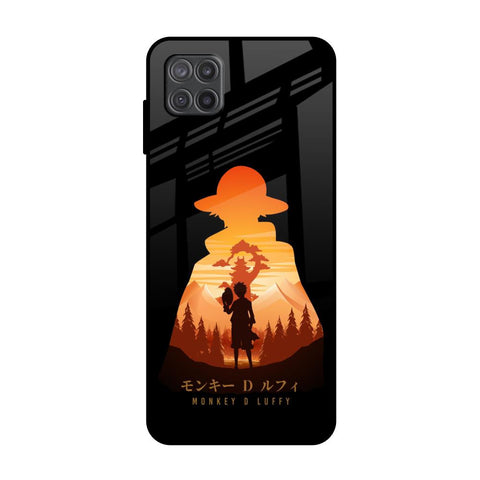 Luffy One Piece Samsung Galaxy A12 Glass Back Cover Online