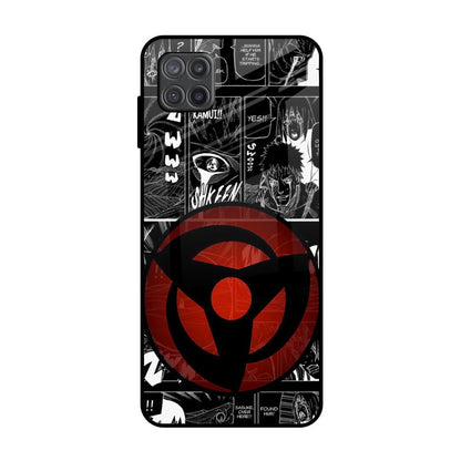 Sharingan Samsung Galaxy A12 Glass Back Cover Online