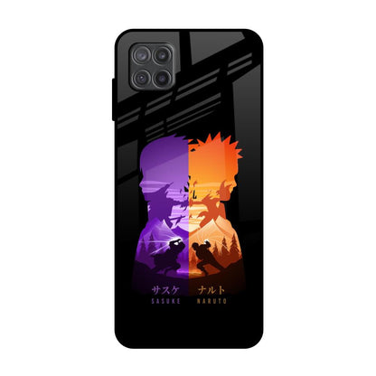 Minimalist Anime Samsung Galaxy A12 Glass Back Cover Online