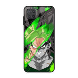 Anime Green Splash Samsung Galaxy A12 Glass Back Cover Online