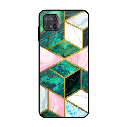 Seamless Green Marble Samsung Galaxy A12 Glass Back Cover Online