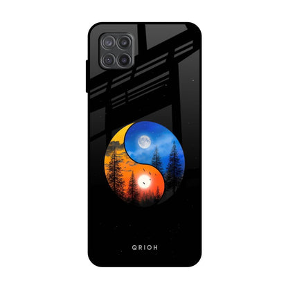 Yin Yang Balance Samsung Galaxy A12 Glass Back Cover Online