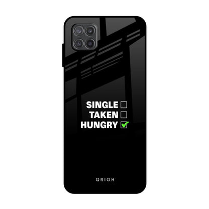 Hungry Samsung Galaxy A12 Glass Back Cover Online