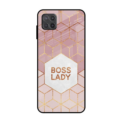 Boss Lady Samsung Galaxy A12 Glass Back Cover Online