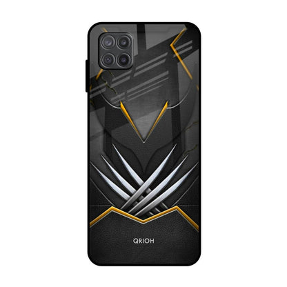 Black Warrior Samsung Galaxy A12 Glass Back Cover Online