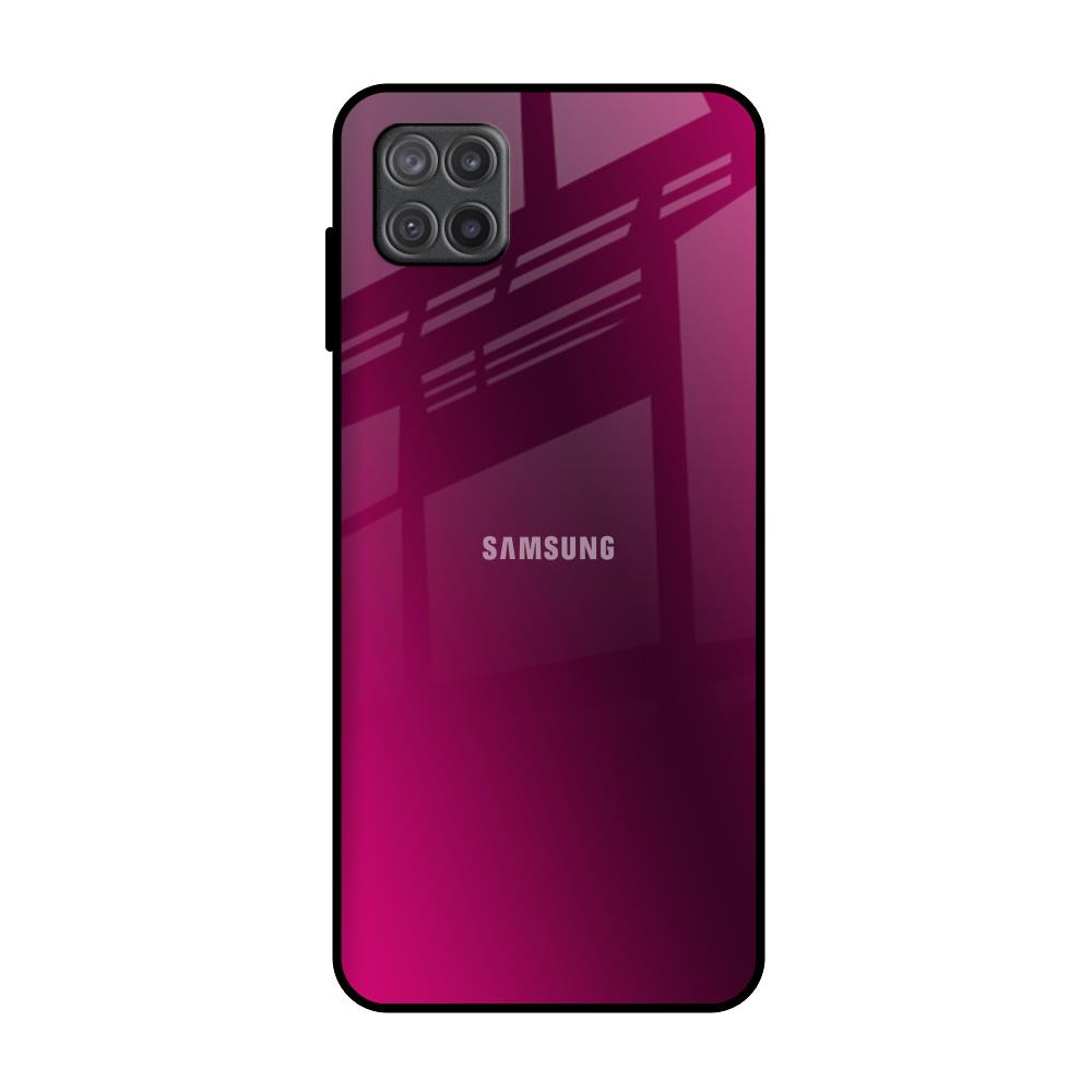 Pink Burst Samsung Galaxy A12 Glass Back Cover Online