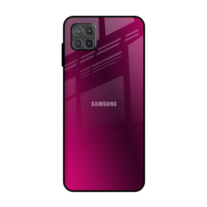 Pink Burst Samsung Galaxy A12 Glass Back Cover Online