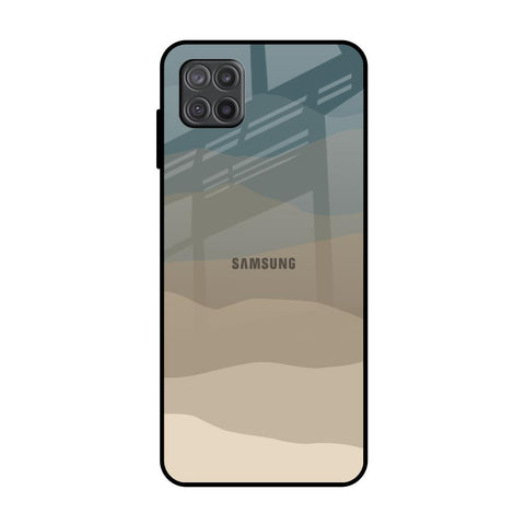 Abstract Mountain Pattern Samsung Galaxy A12 Glass Back Cover Online
