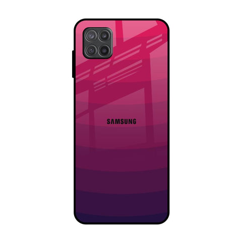 Wavy Pink Pattern Samsung Galaxy A12 Glass Back Cover Online