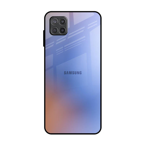 Blue Aura Samsung Galaxy A12 Glass Back Cover Online