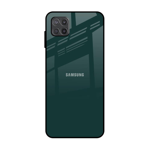 Olive Samsung Galaxy A12 Glass Back Cover Online