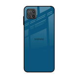 Cobalt Blue Samsung Galaxy A12 Glass Back Cover Online