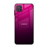 Purple Ombre Pattern Samsung Galaxy A12 Glass Back Cover Online