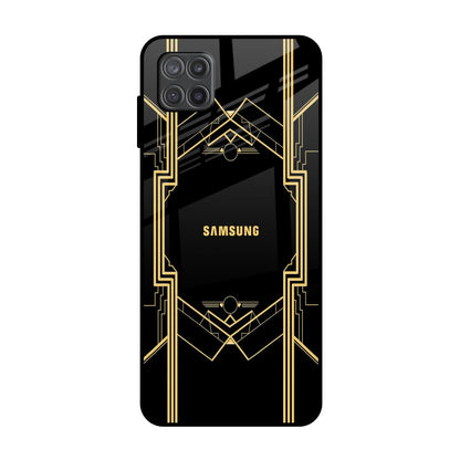 Sacred Logo Samsung Galaxy A12 Glass Back Cover Online